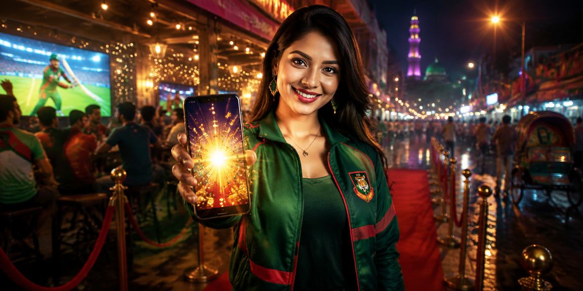 Cricket betting and gaming atmosphere at Khulna's night market